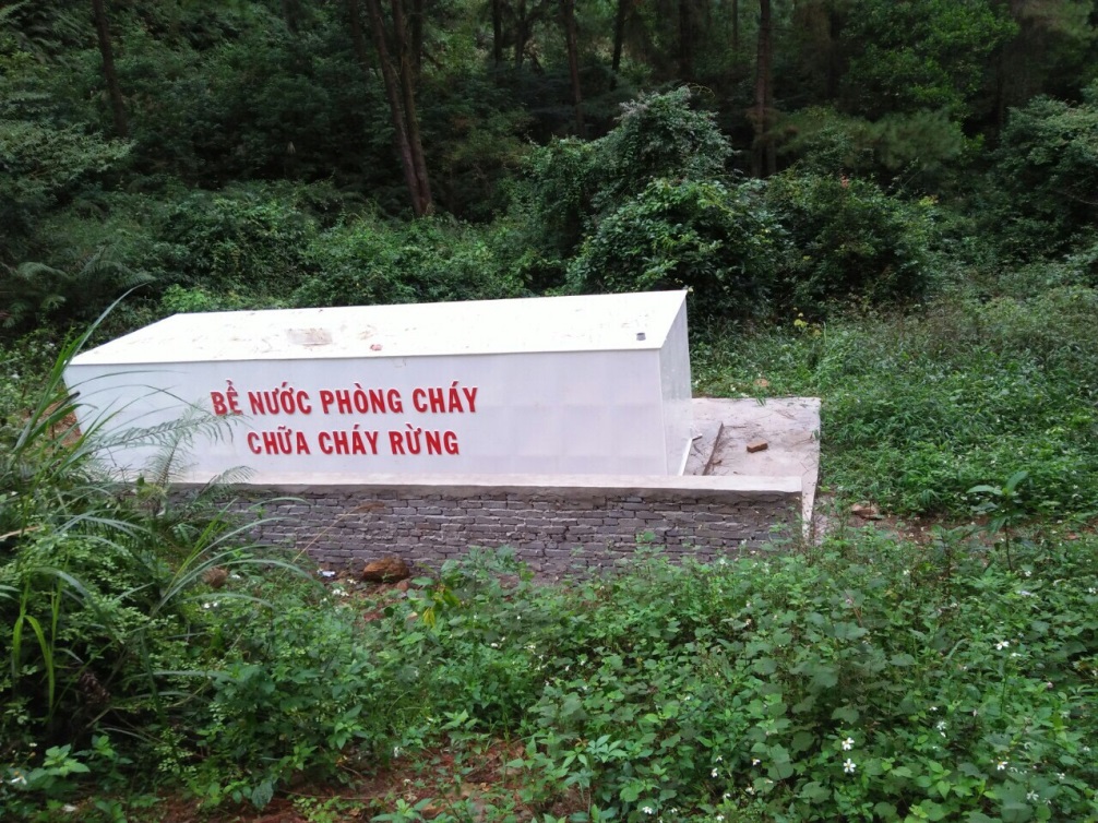Lắp đặt và bàn giao hệ thống Bể chứa nước PCCC và sinh hoạt cho Ban Quản lý rừng phòng hộ đặc dụng Hà Nội