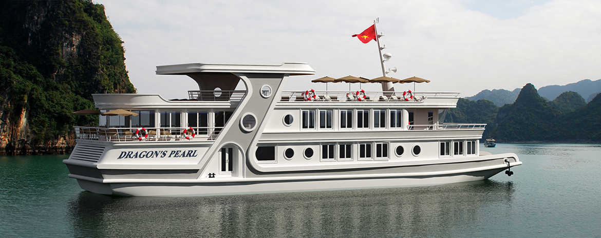 Luxury yacht on Ha Long bay